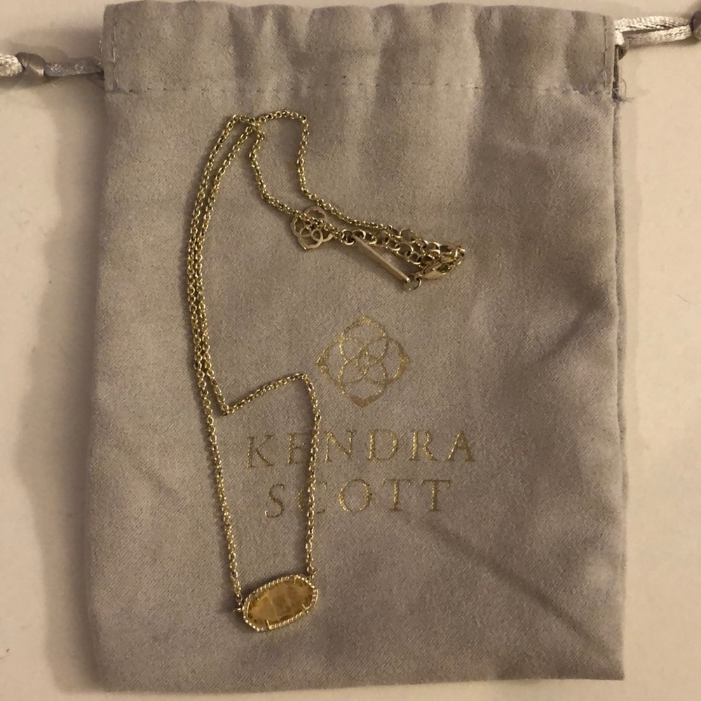 Kendra Scott Elisa Gold Pendant Necklace